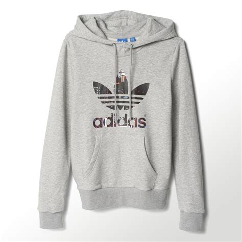 sudadera mujer adidas originals trefoil